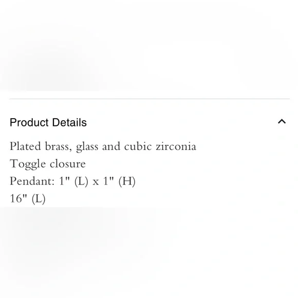 Coach Pavé Heart Chain Necklace, NWT!! - Picture 4 of 4